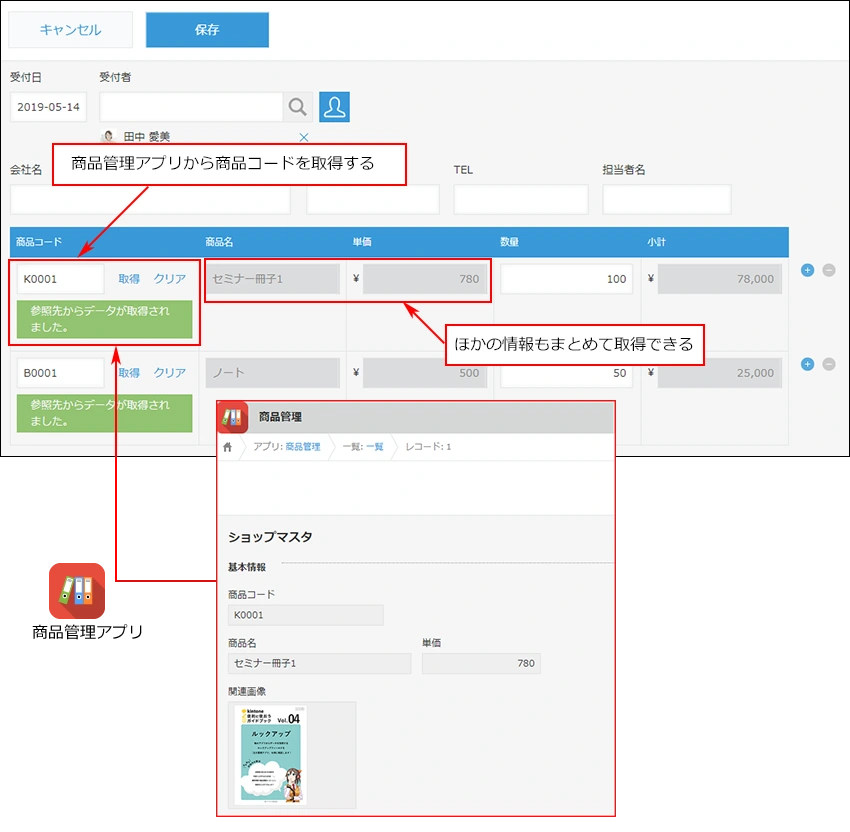 ルックアップ 活用イメージ