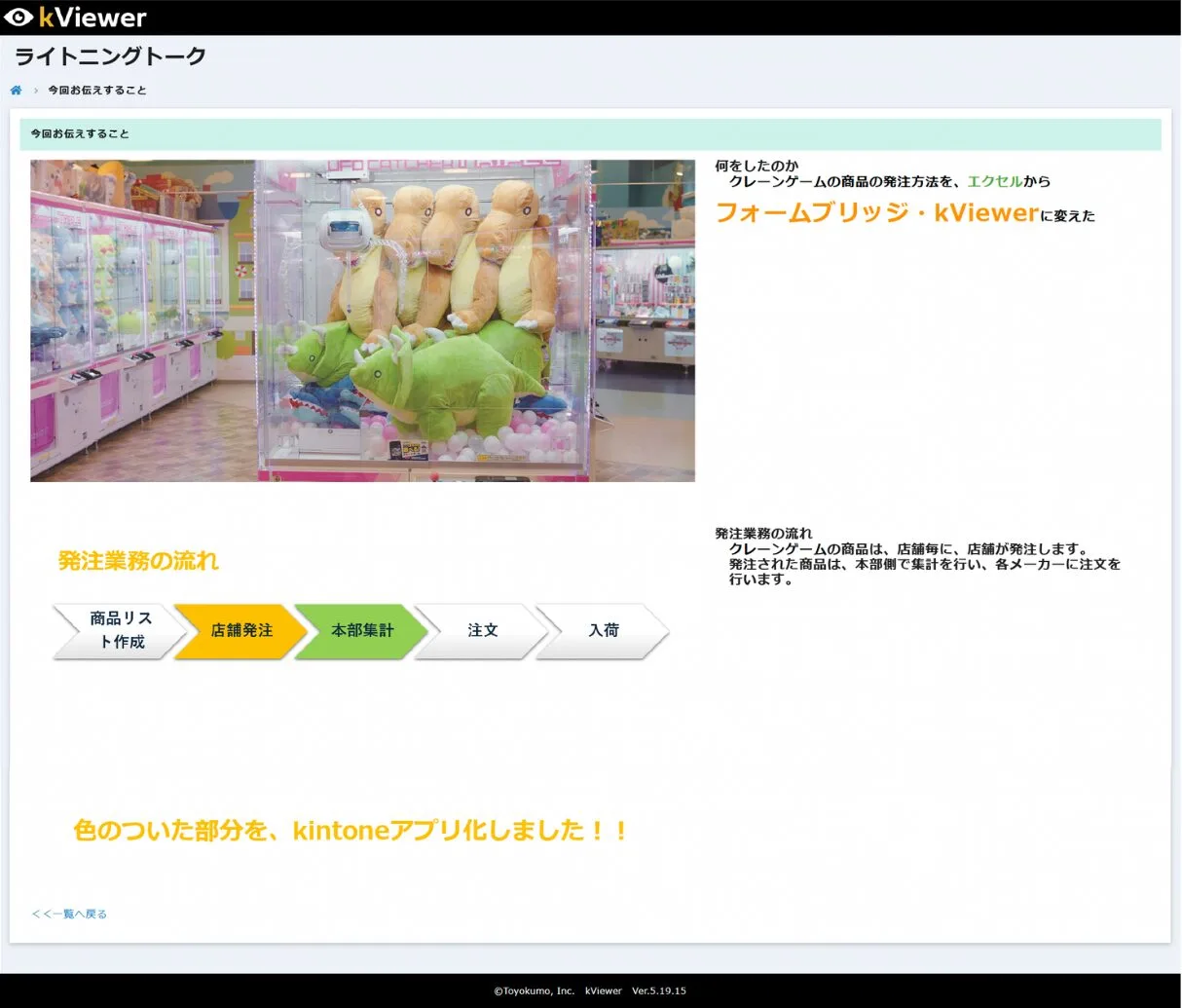 株式会社GENDA様 登壇資料