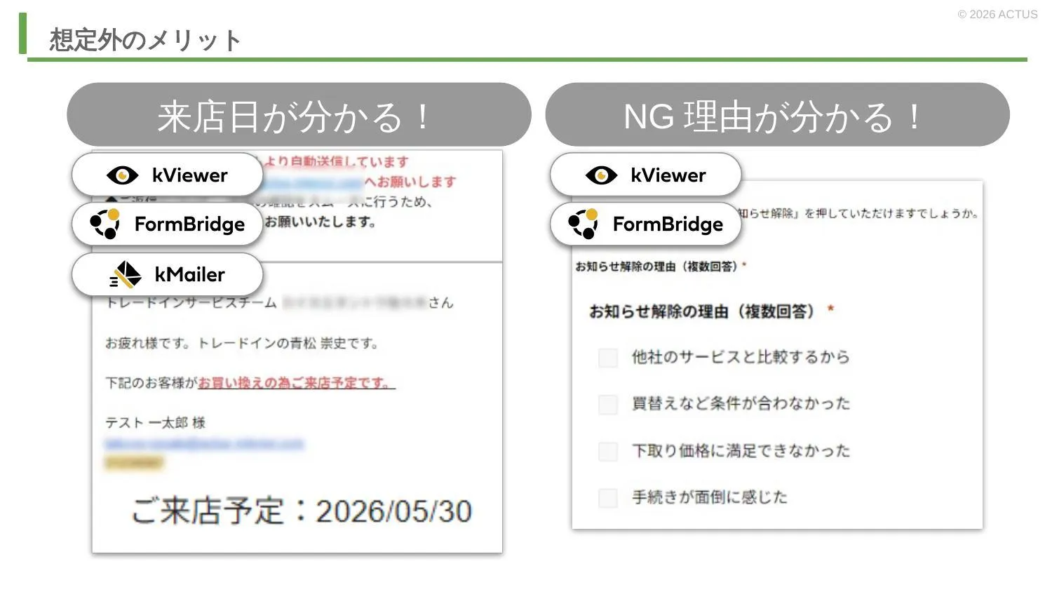 想定外のメリット