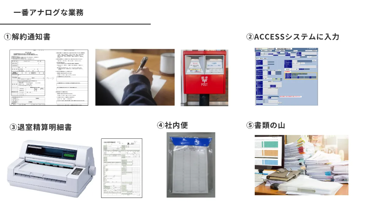 一番アナログな業務