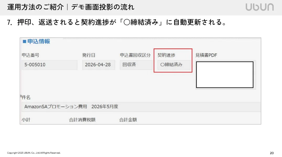 運用方法のご紹介4_電子契約の契約ステータスを自動管理