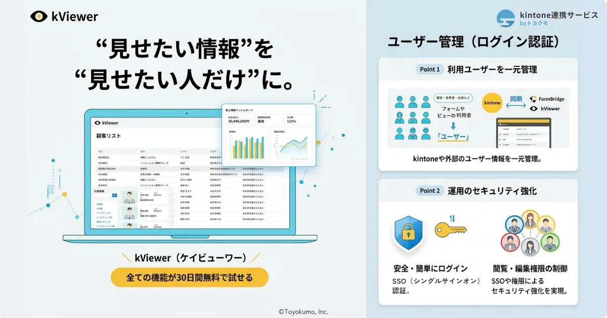 kViewer × ユーザー管理